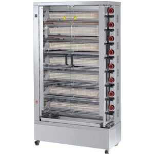 ASS FRANGO GAS UDAF735G 7 ESPETOS P/FRANGO ABERTO