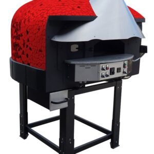 FORNO PIZZAS GAS/LENHA UXIM85RK ROT.CUPOLA MOSAICO