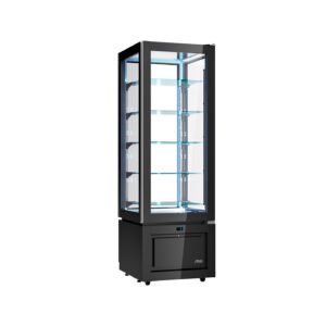 VITRINE LUXOR SLIM PRETA KP6A (+2º+10º) VENTILADA