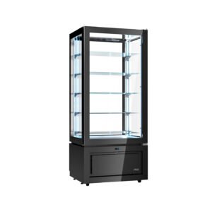 VITRINE LUXOR PRETA  KP8A (+2º+10º C) VENTILADA