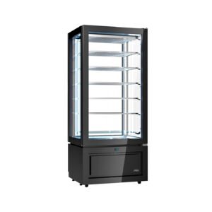 VITRINE LUXOR PRETA  KG8A (-25º-15ºC) ESTÁTICA