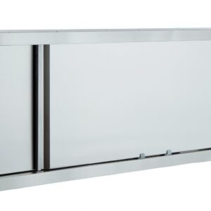 ARMÁRIO MURAL DE PAREDE C/PORTAS 2000X400X600 INOX