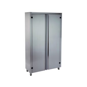 ARMÁRIO VERTICAL 3 PRAT. PORTAS 1400X600X1800 INOX