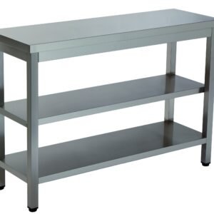 BANCADA DE TRABALHO 2 PRAT. 2000X700X850 INOX