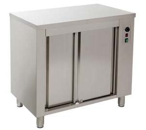 MESA ESTUFA PORTAS DESLIZANTES 1000X600X850 INOX