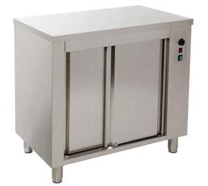 MESA ESTUFA PORTAS DESLIZANTES 2000X600X850 INOX