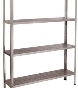 ESTANTERIA MODULAR PERFURADA 1000X400X1800 INOX