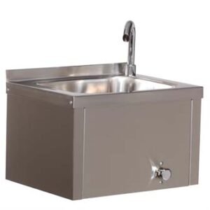 LAVA-MÃOS JOELHO 1 AGUA 400X300X250 INOX