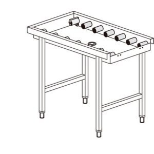 MESA DE ROLOS LC96/1 1100X650X850H P/ MOD. AX