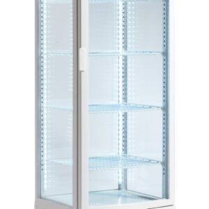 VITRINE EXPOSITORA BRANCA GRELHAS FIXAS UDVEGF286