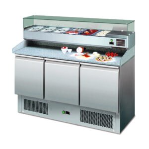 MESA SALADAS/PIZZA(+2º,+8ºC)MPS 140-3 P C/TAM.GRAN