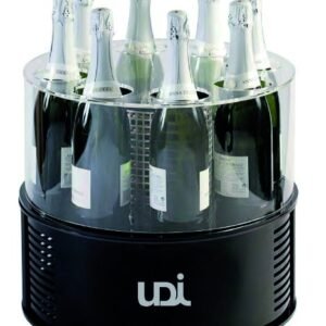 VITRINE REFRIGERADA CIRCULAR UDI P/BEBIDAS 8 GAR.