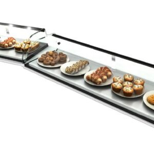 VITRINE NEUTRA UDI 4N-VC 1 PLANO C/LEDS