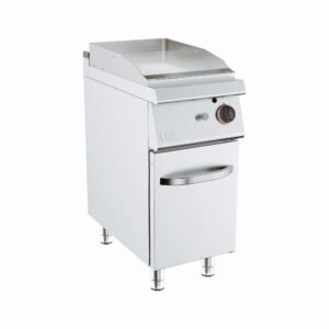 UDFT7SLAPG FRY-TOP SIMPLES LISO + ARMA. C/ PORTA