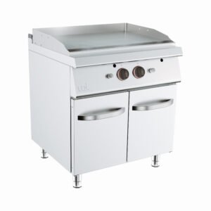 UDFT7DLAPG FRY-TOP DUPLO LISO + ARMA. C/ PORTA