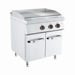 UDFT7DMAPE FRY-TOP DUPLO MISTO + ARM. C/ PORTA