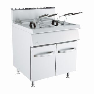 UDFR718DAPG FRITADEIRA GAS 2X18L + ARM. C/ PORTA