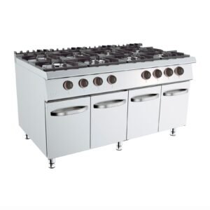 UDFO98APG FOGÃO GAS 8 QUEIMADORES COM PORTAS
