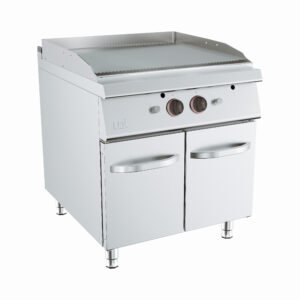 UDFT9DNAPG FRY-TOP GAS DUPLO NERV. + ARM.C/ PORTA