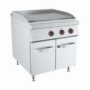 UDFT9DNAPE FRY-TOP ELECT. DUPLO NERV.+ARM.C/ PORTA